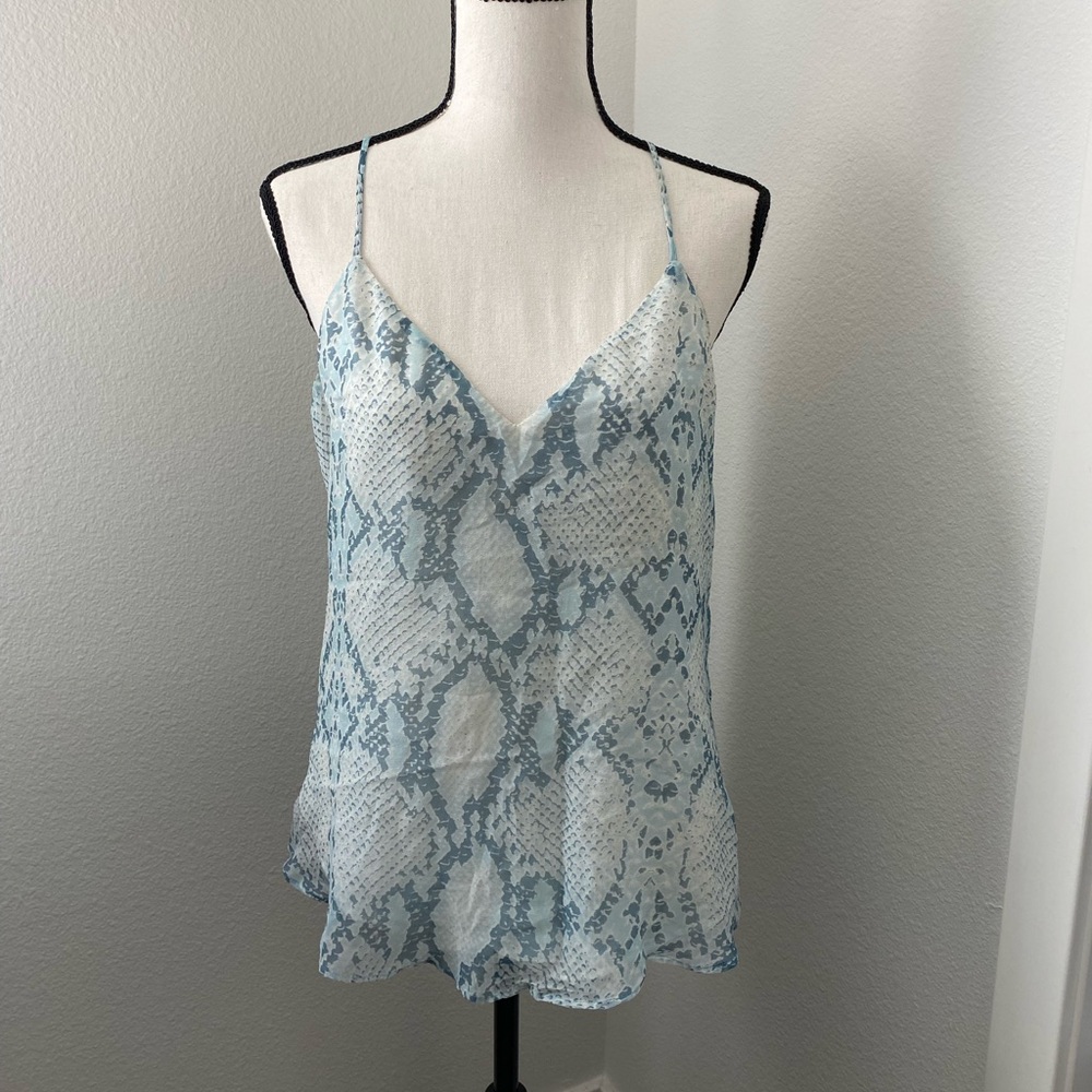 Lavender Brown blue cami